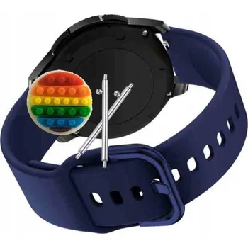 Pouzdro na mobilní telefon Pásek Řemínek pro Zeblaze GTS 3 GPS, Silikon, tmavě modrá smyčka, nastavitelný