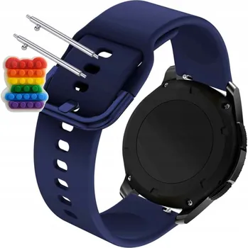 Pouzdro na mobilní telefon Pásek Řemínek pro Emavo SMW 1.43, silikon, tmavě modrá smyčka, nastavitelný