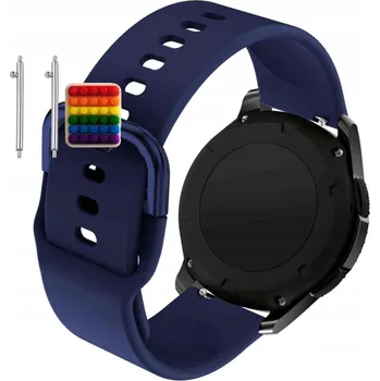 Pouzdro na mobilní telefon Řemínek Řemínek pro Samsung Galaxy Watch LTE, Silikonový Tmavě Modrý Smyčka