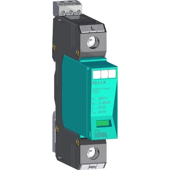 Přepěťová ochrana KIWA Ochrana přepěťová PO II 1 R 280V/40kA, modulární, vyměnitelná, C+D 82.005