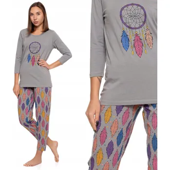 Dámské pyžamo Moraj dámské pyžamo bavlna šedé, velikost L