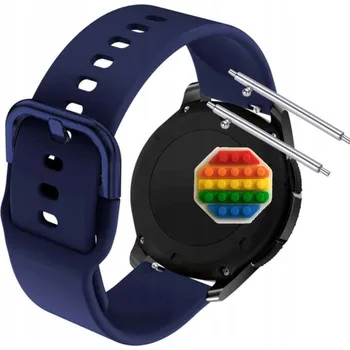 Pouzdro na mobilní telefon Pásek Řemínek pro TCL Movetime MT43A, silikon, tmavě modrá smyčka, nastavitelný