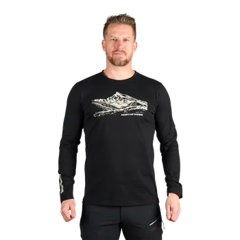 Pánské tričko Northfinder Pánské tričko z organické bavlny DACSO, černá, L