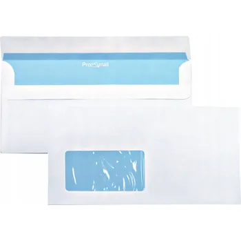 Obálka Obálka s okénkem DL (110 x 220 mm) bílá 50 ks