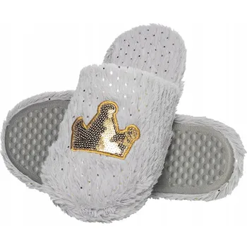 Dámské pantofle SOXO pantofle s sandále a korunkou