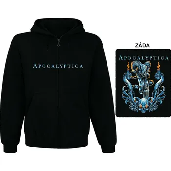 Pánská mikina Apocalyptica - mikina s kapucí a zipem 1
