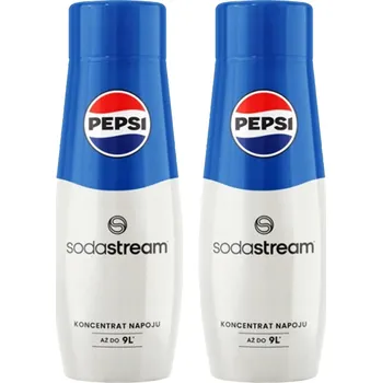 Sirup pro výrobník sody Sada Sirupů pro Sodastream SODASTREAM Pepsi koncentrát 2 x 440 ml