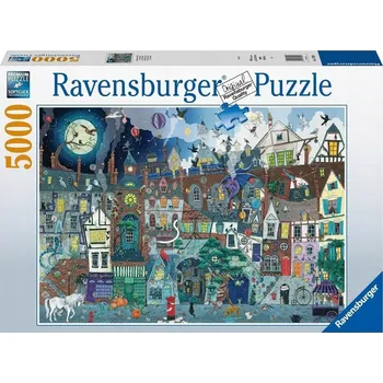 Puzzle Ravensburger 500dílné Puzzle RAVENSBURGER 5000 dílků Viktoriánská ulice