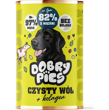 Krmivo pro psa Dobry Pies Čisté hovězí maso + kolagen 400g