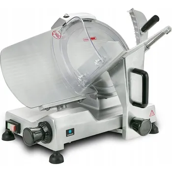 Kráječ na chleba Profesionální kráječ potravin 220 mm, 0,12 kW, tloušťka řezu 0,2 mm - 15 mm, 230 V, HKN-HM220