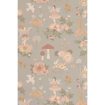 Tapeta DĚTSKÁ VLIESOVÁ TAPETA ROSTLINNÁ A ZVÍŘECÍ