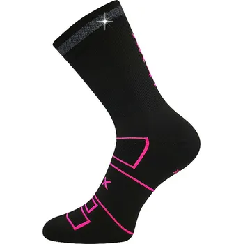 Dámská móda VoXX® Reflexon Unisex sportovní ponožky BM000005696200123367 černá-neon růžová 35-38 (23-25)