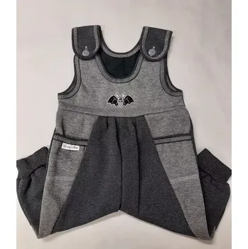 Tepláky se šlemi Netopýr - 86 / tmavě šedá