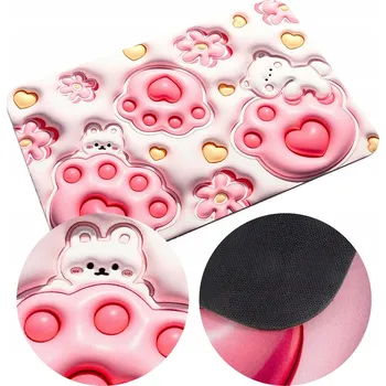 Koupelnová předložka Mata Łazienkowa 3D Protiskluzová koupelnová předložka Magic 05, vysoce savá