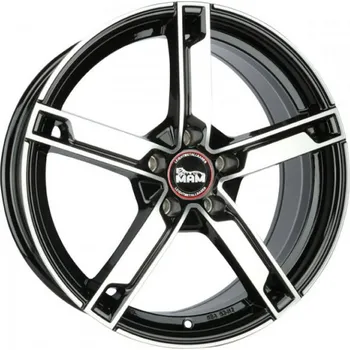 Disk MAM Alu Kola Mam W4 6.5X16 5X100 ET38 Black Front Polish 63.4