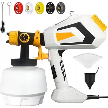 Stříkací pistole 650W AKUMULÁTOROVÁ STŘÍKACÍ PISTOLE NA MALOVÁNÍ SE 2 VZORY STŘÍKÁNÍ