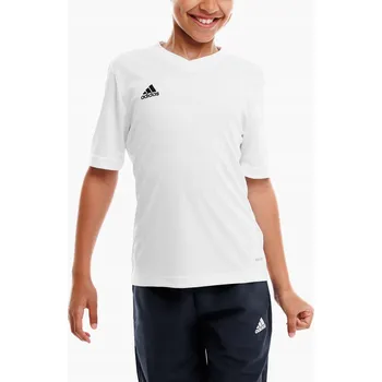 Chlapecké tričko Adidas dětské tričko bílé polyester velikost 140