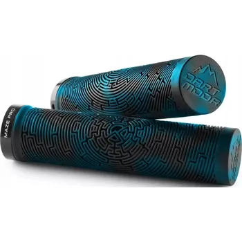 Příslušenství pro čtečku elektronické knihy Gripy na řidítka DARTMOOR MAZE PRO tealově zelené/černé