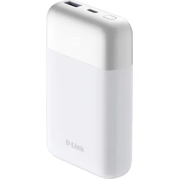 Powerbanka D-Link DPP-101 powerbanka 10000 mAh, USB-A, USB-C®, bílá