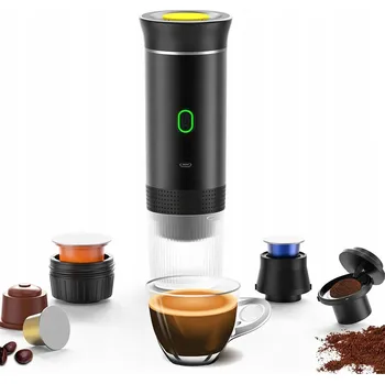 Kávovar Automatický kávovar černý 3v1 15 bar 60 ml