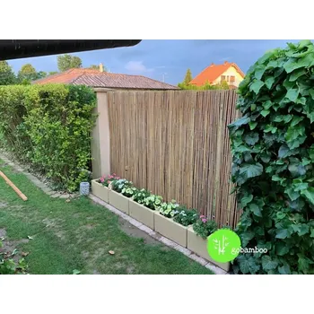 balkonová zástěna Bambusová rohož na plot, zástěna Split 100 x 300 cm