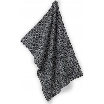 Utěrka KELA Utierka Gianna 100% bavlna bílo-černá vzor KL-12783