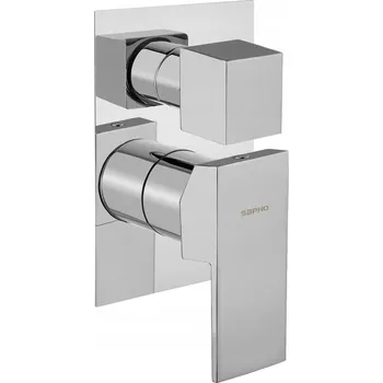 Vodovodní baterie Sprchová baterie Sapho LATUS stříbrná