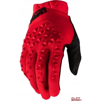 Cyklistické rukavice Cyklistické rukavice 100% XL červené