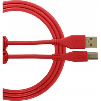 Datový kabel UDG Ultimate Audio Kabel USB 2.0 A-B Červený Přímý