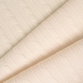 Pletenina / žakár copy Slim ivory