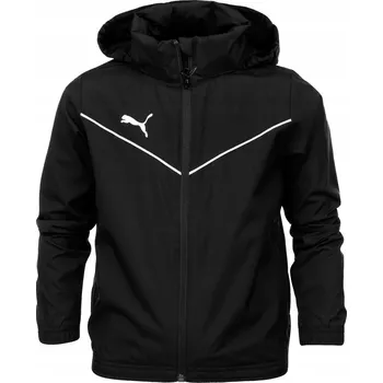 Dětská bunda PUMA TEAMRISE ALL WEATHER JACKET ČERNÁ vel. 152 cm