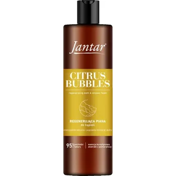 Koupelová pěna Jantar Citrus Bubbles regenerační pěna do koupele s jantarovou esencí a citrusovým extraktem, 400 ml