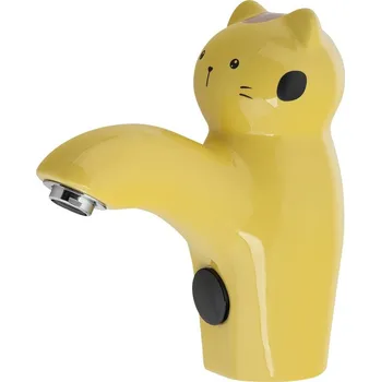 Vodovodní baterie Stojánková umyvadlová baterie Sapho DĚTI žlutá