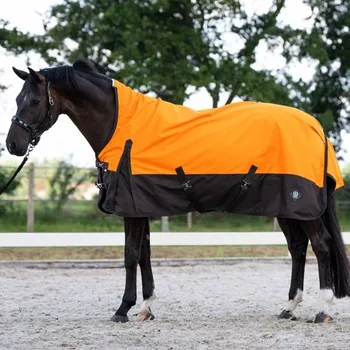 Deka pro koně Deka výběhová IRHN se zvýšeným krkem - 300 g, 155 cm - Vínová - Hnědá