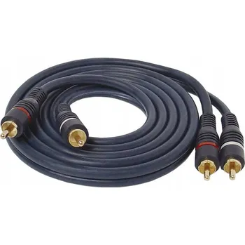 Audio kabel RCA kabel (cinch): 2 zástrčky - 2 zástrčky 1,5m HQ 2x RCA (cinch) - 2x RCA (cinch) 1,5 m