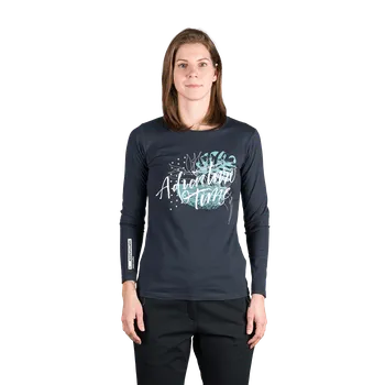 Dámské tričko Northfinder Dámské tričko z organické bavlny DIYA, modrá, L