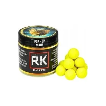 Boilies Proteinové kuličky RK Baits Durian Pop Up 15mm 125ml