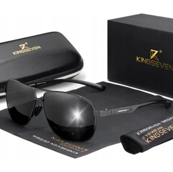 KINGSEVEN sluneční brýle pilotky černé