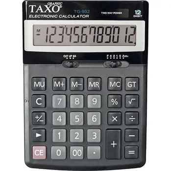 Kalkulačka Kancelářská kalkulačka Titanum Kalkulačka Taxo TG-932 černá
