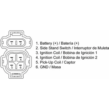 Elektroinstalace pro motocykl TECNIUM CDI Box Honda XLV600 Transalp 01553-0E