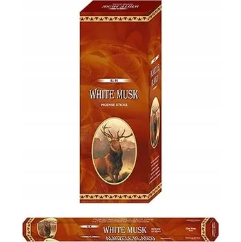 Čajovna Vonné tyčinky Bílé pižmo / White Musk GR 20 kusů