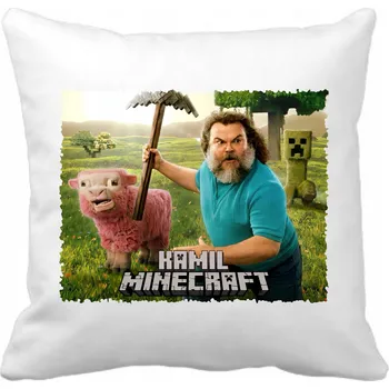 Polštář Polštář filmový, herní, knižní, komiksový, hudební Minecraft 40 x 40 cm