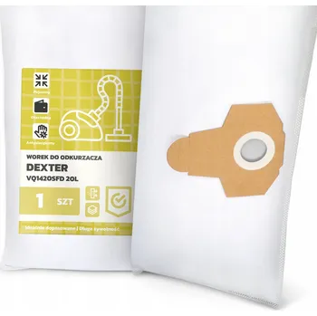 Sáček do vysavače SÁČEK do VYSAVAČE Dexter VQ1420SFD 20L Syntetický Flísový PYTEL G9