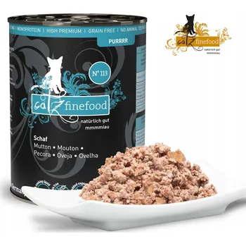 Krmivo pro kočku Mokré krmivo pro kočky bez kuřecího masa Catz finefood Purrrr No.113 Beran 400 g