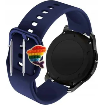 Pouzdro na mobilní telefon Pásek Řemínek pro Amazfit GTR (42 mm), Silikon, tmavě modrá smyčka, nastavitelný