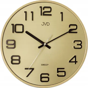 Hodiny Nástěnné hodiny JVD zlaté 31 cm