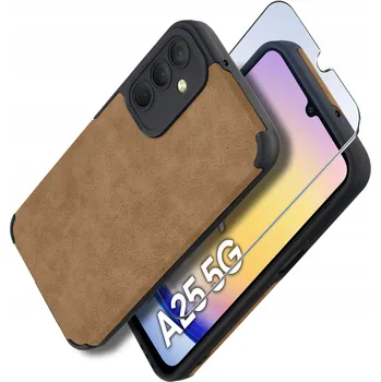 Pouzdro na mobilní telefon Zadní Kryt KrainaGSM pro Samsung, Galaxy A25 5G hnědý