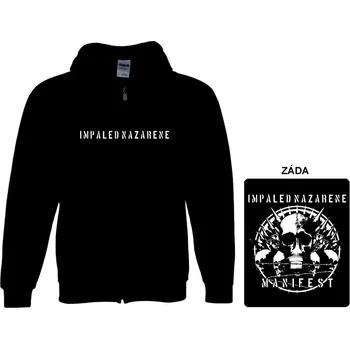 Pánská mikina Impaled Nazarene - mikina s kapucí a zipem 2