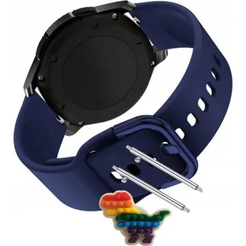 Pouzdro na mobilní telefon Pásek Řemínek pro Polar Vantage M3, silikon, tmavě modrá smyčka, nastavitelný