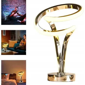 Lampička LAMPA BIURKOWA LED RGB DOTYKOWA 6 BAREV MODERNÍ STOLNÍ SVĚTLO